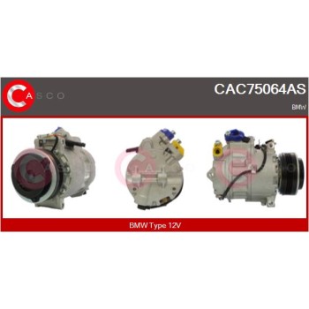 Compresor, aire acondicionado - CASCO CAC75064AS