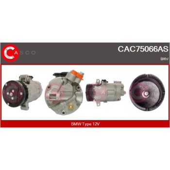 Compresor, aire acondicionado - CASCO CAC75066AS