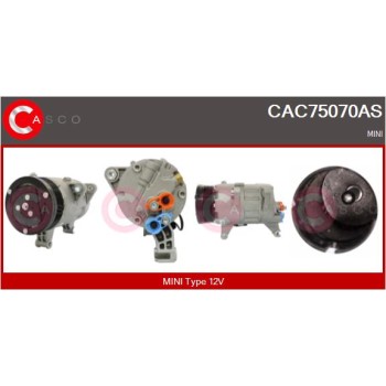 Compresor, aire acondicionado - CASCO CAC75070AS
