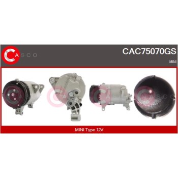 Compresor, aire acondicionado - CASCO CAC75070GS