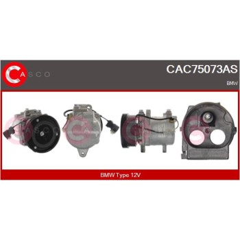 Compresor, aire acondicionado - CASCO CAC75073AS