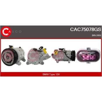 Compresor, aire acondicionado - CASCO CAC75078GS