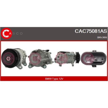 Compresor, aire acondicionado - CASCO CAC75081AS