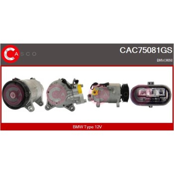 Compresor, aire acondicionado - CASCO CAC75081GS