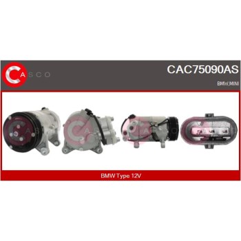 Compresor, aire acondicionado - CASCO CAC75090AS