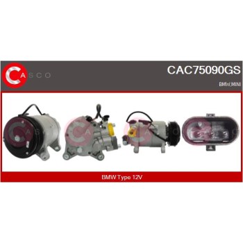 Compresor, aire acondicionado - CASCO CAC75090GS
