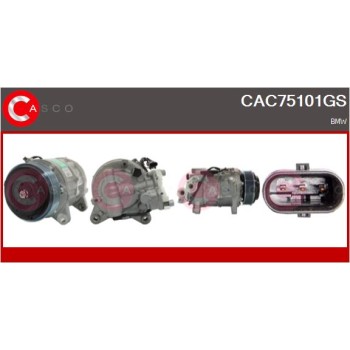 Compresor, aire acondicionado - CASCO CAC75101GS