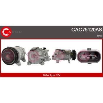 Compresor, aire acondicionado - CASCO CAC75120AS