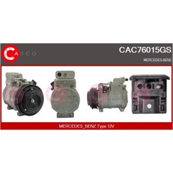 Compresor, aire acondicionado - CASCO CAC76015GS