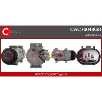 Compresor, aire acondicionado - CASCO CAC76048GS