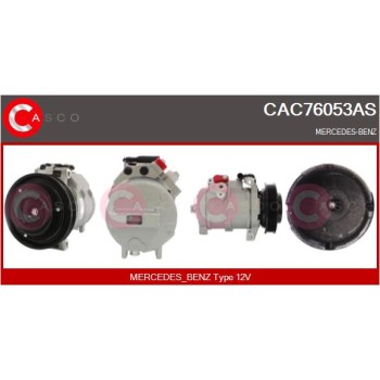 Compresor, aire acondicionado - CASCO CAC76053AS