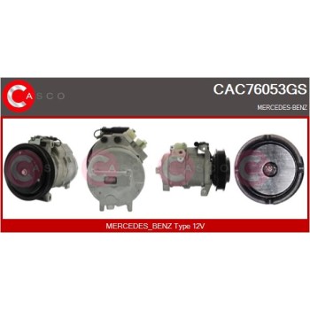 Compresor, aire acondicionado - CASCO CAC76053GS