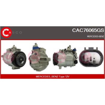 Compresor, aire acondicionado - CASCO CAC76065GS