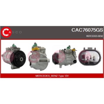Compresor, aire acondicionado - CASCO CAC76075GS