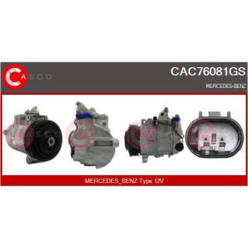 Compresor, aire acondicionado - CASCO CAC76081GS
