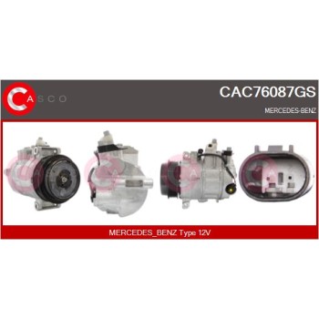 Compresor, aire acondicionado - CASCO CAC76087GS