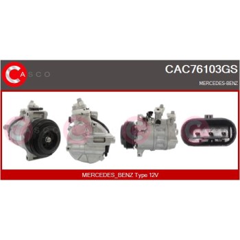 Compresor, aire acondicionado - CASCO CAC76103GS