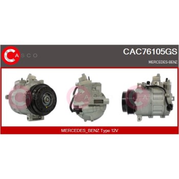 Compresor, aire acondicionado - CASCO CAC76105GS