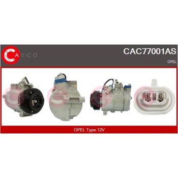 Compresor, aire acondicionado - CASCO CAC77001AS