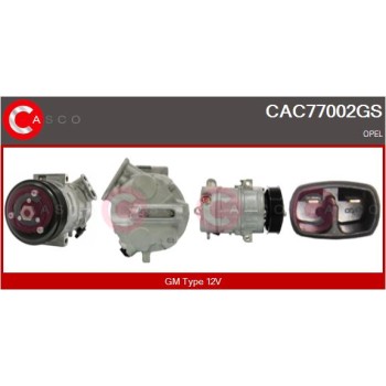 Compresor, aire acondicionado - CASCO CAC77002GS
