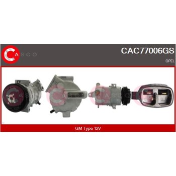 Compresor, aire acondicionado - CASCO CAC77006GS