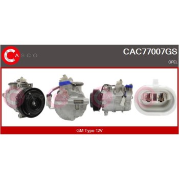 Compresor, aire acondicionado - CASCO CAC77007GS