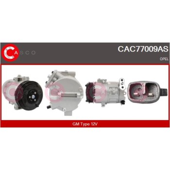 Compresor, aire acondicionado - CASCO CAC77009AS