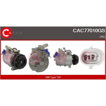 Compresor, aire acondicionado - CASCO CAC77010GS