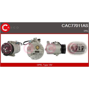 Compresor, aire acondicionado - CASCO CAC77011AS