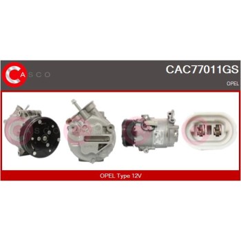 Compresor, aire acondicionado - CASCO CAC77011GS