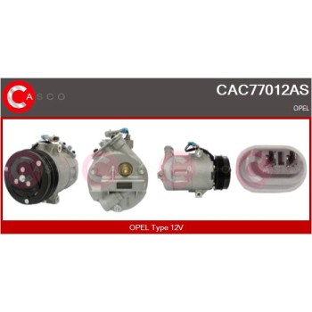 Compresor, aire acondicionado - CASCO CAC77012AS