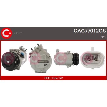 Compresor, aire acondicionado - CASCO CAC77012GS