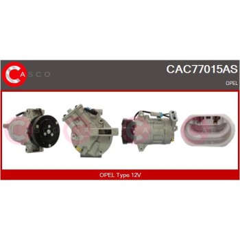 Compresor, aire acondicionado - CASCO CAC77015AS