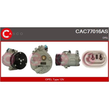 Compresor, aire acondicionado - CASCO CAC77016AS