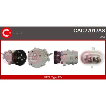 Compresor, aire acondicionado - CASCO CAC77017AS
