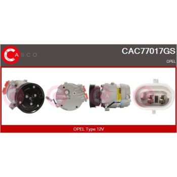 Compresor, aire acondicionado - CASCO CAC77017GS