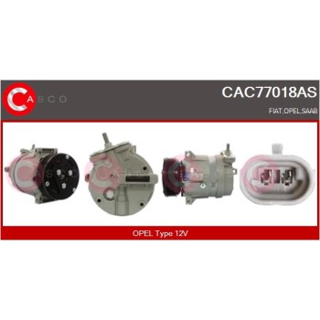 Compresor, aire acondicionado - CASCO CAC77018AS