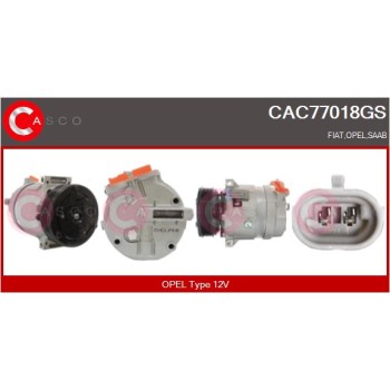 Compresor, aire acondicionado - CASCO CAC77018GS