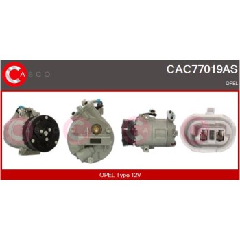 Compresor, aire acondicionado - CASCO CAC77019AS
