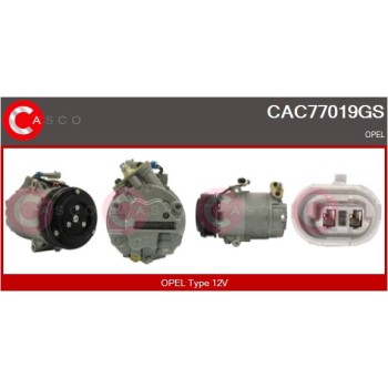 Compresor, aire acondicionado - CASCO CAC77019GS