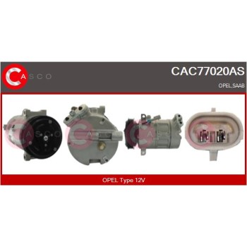 Compresor, aire acondicionado - CASCO CAC77020AS