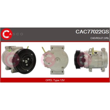 Compresor, aire acondicionado - CASCO CAC77022GS