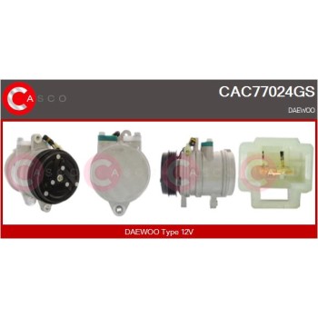 Compresor, aire acondicionado - CASCO CAC77024GS