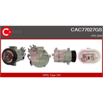 Compresor, aire acondicionado - CASCO CAC77027GS
