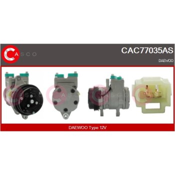 Compresor, aire acondicionado - CASCO CAC77035AS