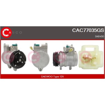 Compresor, aire acondicionado - CASCO CAC77035GS