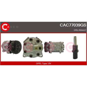 Compresor, aire acondicionado - CASCO CAC77039GS