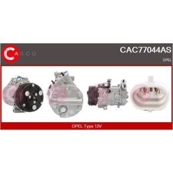 Compresor, aire acondicionado - CASCO CAC77044AS