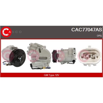 Compresor, aire acondicionado - CASCO CAC77047AS