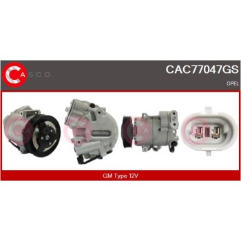 Compresor, aire acondicionado - CASCO CAC77047GS